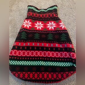 Holiday Knit Dog Sweater - Red & Green
